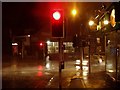 Rainstorm at night, Abbeydale Road, Sheffield