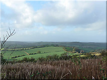 SU7120 : View north-west from Butser Hill by Robin Webster