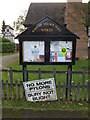 Burstall Village Notice Board