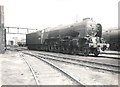 60124 Kenilworth, stands outside the Pacific Shed at Gateshead