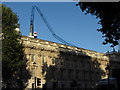 Broken crane on the Cabinet Office