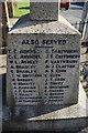 The war memorial at North Somercotes