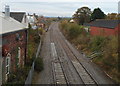 Railway passes the site of the former Charfield station