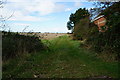 A farm track off Back Lane