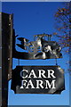 SE8537 : The sign for Carr Farm on Sand Lane by Ian S