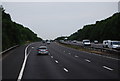 M25, northbound, J4