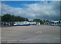 Buses at the Translink Joint Bus and Railway Station at Ballymena