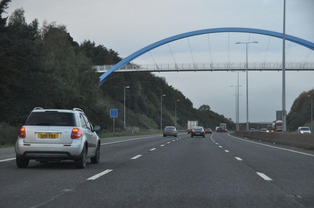 Exeter District : The M5 Motorway © Lewis Clarke :: Geograph Britain ...