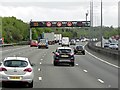 TQ1658 : Variable Speed Limit Signs on the M25 by David Dixon