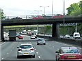 TQ1756 : M25, Leatherhead Road Bridge by David Dixon