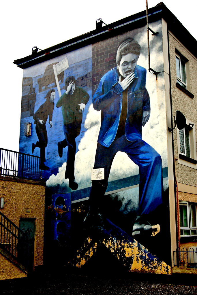 Derry - Bogside - The Runner Mural (... © Joseph Mischyshyn :: Geograph ...