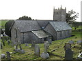 Countisbury church and churchyard