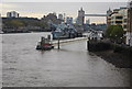 TQ3380 : View downstream from London Bridge by N Chadwick