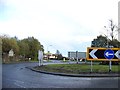 The roundabout at Mains Estate