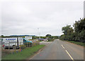 A4110 passes entrance to Mortimer Park