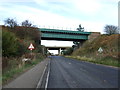 Railway bridge over the B979