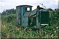 Abandoned locomotive, Norden, 1972