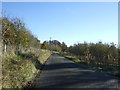 Minor road heading towards Cross of Jackston