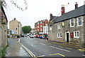 The A362 and the former Ship Inn