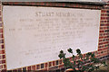 Plaque on Tempsford Village Hall