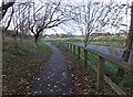 Footpath alongside the B5260