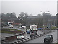 Roundabout at the junction of the A30 and the A36 on Salisbury ring road