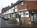 Old houses in Guilder Lane Salisbury