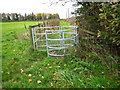 Kissing gate and footpath