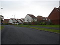 Street in a fairly new estate at Robroyston