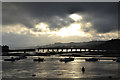 SX9372 : A break in the cloud over the Teign estuary, evening by Robin Stott
