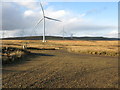 NS5547 : Crossroads of tracks in Whitelee Windfarm by G Laird