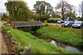 River Weaver in the grounds of the Dusty Miller pub, Wrenbury