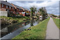 Houses overlooking the Monmouthshire and Brecon Canal