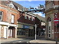 East Dereham - Town sign over High St