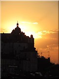 TG2142 : Hotel de Paris, Cromer - silhouette by Colin Park