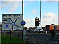 SU1584 : Entrance to the Magic Roundabout, County Road, Swindon by Brian Robert Marshall