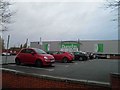 Dunelm Mill warehouse car park