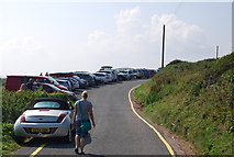 SS0697 : Parked cars, Manorbier Bay by N Chadwick
