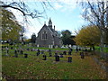 TF4112 : St Paul's church and graveyard, Gorefield by Richard Humphrey