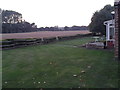 The garden and the fields behind Field Cottages