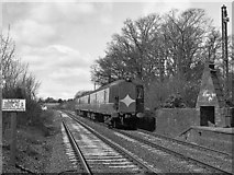J4582 : Train approaching Helen's Bay station - 1979 by The Carlisle Kid