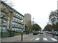 Zebra crossing on Dulwich Road, Herne Hill