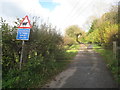 Gated road to Burley