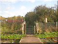 Footpath crossing the railway, Newtown