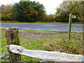 Footpath reaches the B2141