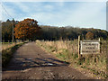 Private drive to Coldhayes Farm