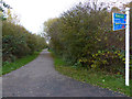 Cycleway and path at Watermead Country Park