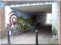 Painted underpass