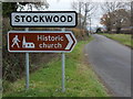 Stockwood: village sign from the south