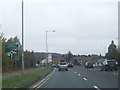 A6027 approaching Beehive Roundabout